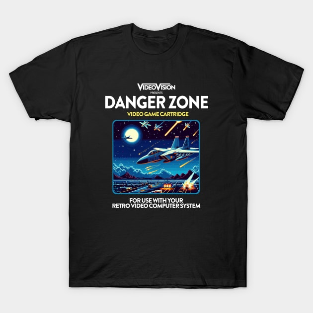 Danger Zone 80s Game T-Shirt by PopCultureShirts